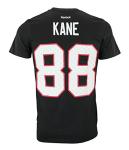 NHL Men's Chicago Blackhawks Patrick Kane Jersey Tee, Black