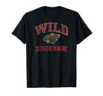 Minnesota Wild Vintage Hockey Black Officially Licensed T-Shirt