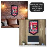WinCraft Florida Panthers 2 Time Stanley Cup Champions Banner Pennant