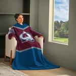 Snuggie Colorado Avalanche – The Original Wearable Blanket with Sleeves | Super Soft Fleece | As Seen on TV | Officially Licensed NHL Gear