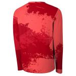 FOCO NHL Men's Official Primary Logo Wordmark Paint Stroke Polyester Performance Long Sleeve T-Shirt (US, Alpha, Large, Regular, Regular, Detroit Red Wings - Red, Detroit Red Wings)