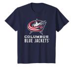 Columbus Blue Jackets Power Play Navy Officially Licensed T-Shirt, Youth, Navy Blue, Medium