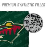 YouTheFan Officially-Licensed NHL Minnesota Wild Set of 4 Cornhole Bags - All Weather Regulation 6” x 6” Size - 16oz Weight - Designed in USA