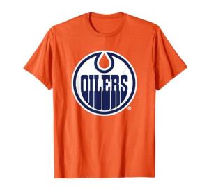 Edmonton Oilers Icon Orange Officially Licensed T-Shirt