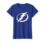 Tampa Bay Lightning Icon Officially Licensed T-Shirt, Women, Royal Blue, X-Large