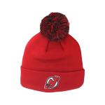 New Jersey Devils NHL Officially Licensed Beanie Pom Icon Team Color