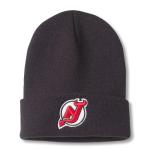 AMERICAN NEEDLE New Jersey Devils Officially Licensed NHL National Hockey League Team Terrain Knit Beanie Cap, Black (24010A-NJD-BLK)