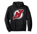 New Jersey Devils Icon Black Officially Licensed Pullover Hoodie