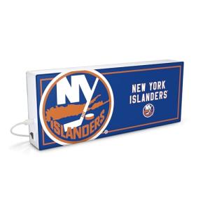 SOAR NHL LED Ambience Light Box: Elevate Your Space with Officially Licensed Wall Décor, New York Islanders