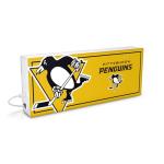 SOAR NHL LED Ambience Light Box: Elevate Your Space with Officially Licensed Wall Décor, Pittsburgh Penguins
