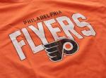 Calhoun NHL Surf & Skate Mens Vintage Style Distressed Heather Tone Rustic T-Shirt (Philadelphia Flyers, X-Large)