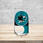 Rico Industries NHL Hockey San Jose Sharks Standard 16-oz Class Can Shaped