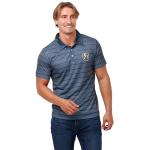 FOCO Vegas Golden Knights NHL Mens Striped Polyester Polo - L