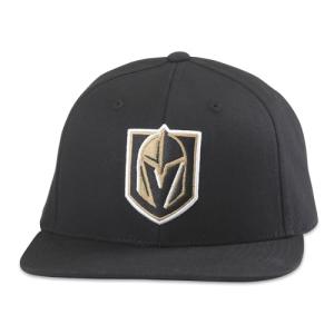 AMERICAN NEEDLE Unisex Vegas Golden Knights Officially Licensed NHL Archive 400 Adjustable Snapback Baseball Hat (EM008A-VGK-BLK)