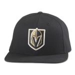 AMERICAN NEEDLE Unisex Vegas Golden Knights Officially Licensed NHL Archive 400 Adjustable Snapback Baseball Hat (EM008A-VGK-BLK)