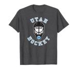 Utah Hockey Club Hockey Mask Dark Heather T-Shirt