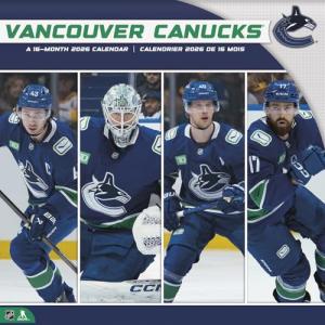 2026 Vancouver Canucks (Bilingual French) Wall Calendar (English and French Edition)