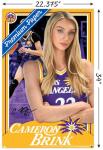 WNBA Los Angeles Sparks - Cameron Brink 24 Wall Poster, 34L" x 22.4W", Premium Poster & Clip Bundle