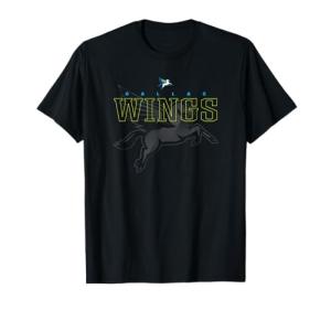 WNBA Official Dallas Wings Black in Black T-Shirt