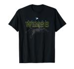 WNBA Official Dallas Wings Black in Black T-Shirt