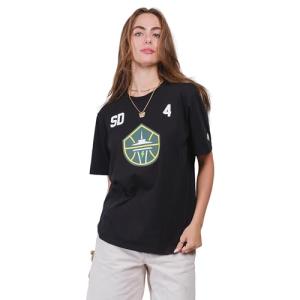 Ultra Game WNBA Official Unisex Super Soft Player T-Shirt, Seattle Storm, Skylar Diggins-Smith, Team Color, Medium