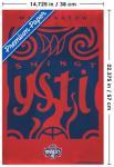 Trends International WNBA Washington Mystics - Logo 25 Wall Poster, 22.4L x 14.7W, Premium Unframed Version