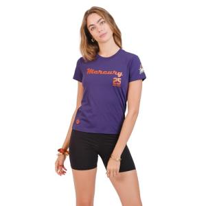 Ultra Game WNBA Official Women's Super Soft Players T-Shirt, Phoenix Mercury - Alyssa Thomas, Team Color, Large