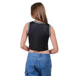 Ultra Game WNBA Official Womens Crop Top Pre-Game Tank Top, New York Liberty, Team Color, Small