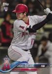 2018 Topps Shohei Otani (Ohtani) Los Angeles Angels Baseball Rookie Card #A17
