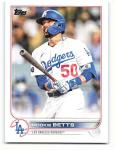 2022 Topps #50 Mookie Betts NM-MT Dodgers