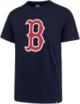 47 Brand MLB Men's Team Color Imprint Primary Logo Short Sleeve Baseball T-Shirt - Boston Red Sox - Navy - Large