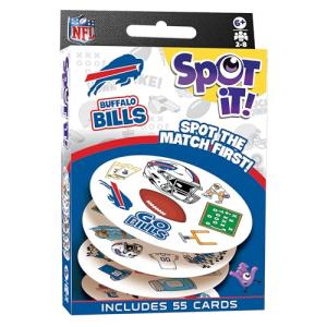 Masterpieces Officially Licensed NFL Buffalo Bills Spot It Game for Kids and Adults