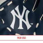 Franklin Sports MLB Youth Teeball Glove and Ball Set - Kids New York Yankees Baseball and Teeball Glove and Ball - Perfect First Kids Glove - 9.5"