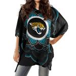 Littlearth NFL Jacksonville Jaguars Caftan Flower, Team Color, 32" x 42"