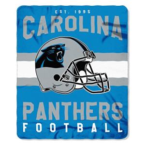 The Northwest Company The Northwest Company NFL Carolina Panthers Singular Fleece Throw, 50-inch by 60-inch, Blue
