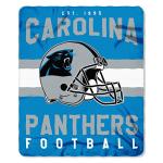 The Northwest Company The Northwest Company NFL Carolina Panthers Singular Fleece Throw, 50-inch by 60-inch, Blue