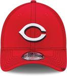 New Era MLB 39Thirty Neo Team Color Primary Logo Strech Fit Flex Baseball Cap Hat - Cincinnati Reds Red - Large-X-Large