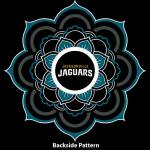 Littlearth NFL Jacksonville Jaguars Caftan Flower, Team Color, 32" x 42"