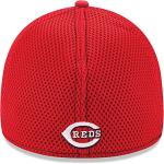 New Era MLB 39Thirty Neo Team Color Primary Logo Strech Fit Flex Baseball Cap Hat - Cincinnati Reds Red - Large-X-Large