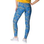 FOCO Los Angeles Chargers NFL Womens Team Color Cloud Leggings - X-Large