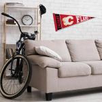 Rico Industries NHL Hockey Calgary Flames Rally 12" x 30" Felt Wall Décor Pennant - Great for Home/Bed Room/Man Cave Décor