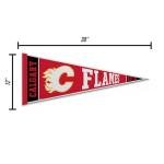 Rico Industries NHL Hockey Calgary Flames Rally 12" x 30" Felt Wall Décor Pennant - Great for Home/Bed Room/Man Cave Décor