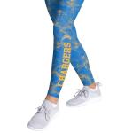FOCO Los Angeles Chargers NFL Womens Team Color Cloud Leggings - X-Large