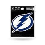 Rico Industries NHL Hockey Tampa Bay Lightning Short Sport Decal 3.75' x 4.75' Die Cut Team Logo Short Sport Decal