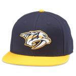 AMERICAN NEEDLE Nashville Predators Archive 400 Adjustable Snapback Baseball Hat (42412A-NAP-NVGD)