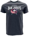 Columbus Blue Jackets NHL Officially Licensed T-Shirt Heathered Black, Medium