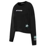 Pro Standard Womens NHL Dallas Stars Wingspan Crewneck Sweatshirt Black L