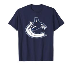 Vancouver Canucks Icon Navy Officially Licensed T-Shirt