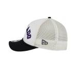 New Era MLB Chrome Arch 9FORTY M-Crown A-Frame Cooperstown Trucker Mesh Adjustable Snapback Hat One Size Fits All - Colorado Rockies - Black