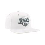 Los Angeles Kings NHL Officially Licensed Adjustable Snapback Hat Flat Bill Z11 Pop White